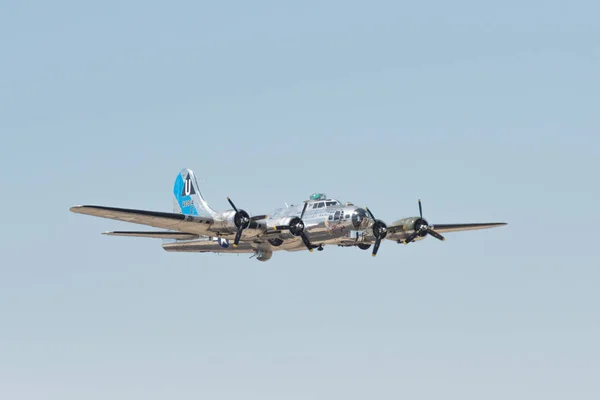 Экспозиция Boeing B-17 Flying Fortress — стоковое фото