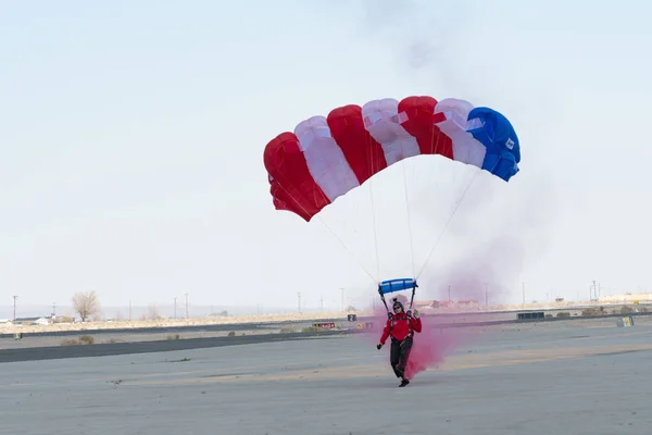 Patriot Parachute Team on display — Stock Photo, Image