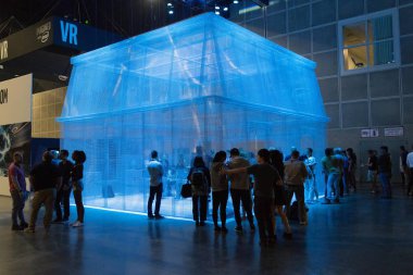 Ekranda immersive deneyim standı