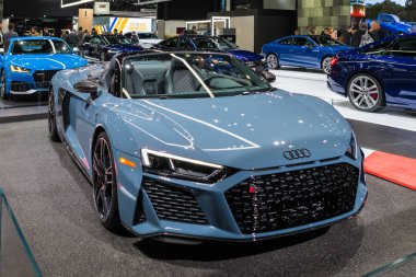 Los Angeles Oto Sh sırasında R8 V10 quattro performansı
