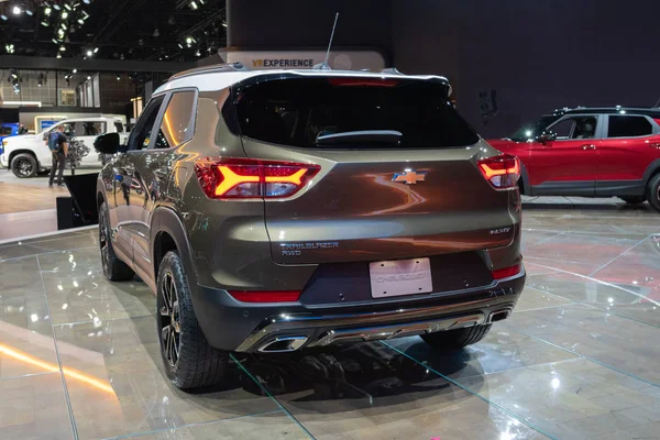 Chevrolet Trailblazer visas under Los Angeles Auto Show. — Stockfoto