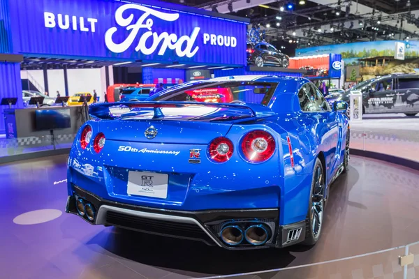 Nissan GT-R 50th Anniversary Edition  on display — Stock Photo, Image