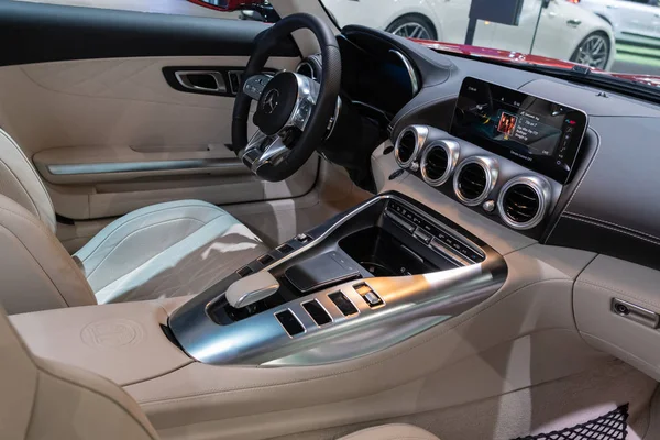 Mercedes-Benz Amg Gt C na wystawie podczas Los Angeles Auto Show. — Zdjęcie stockowe