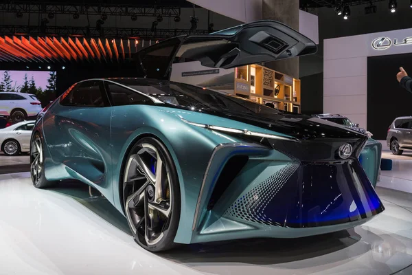 Lexus Lf-30 Koncepcja elektryzacji na wystawie w Los Angeles Au — Zdjęcie stockowe