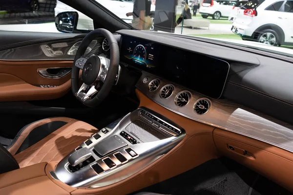 Mercedes-Amg Gle 53 Coupe bemutatása a Los Angeles Auto Sho alatt — Stock Fotó