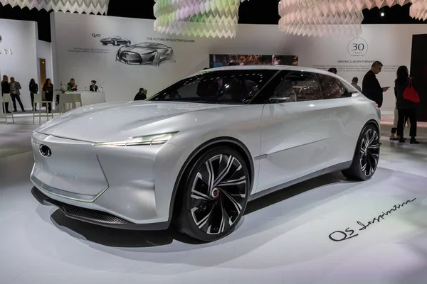 Infiniti Qs Inspiration Concept on display during Los Angeles Au — Stock Photo, Image