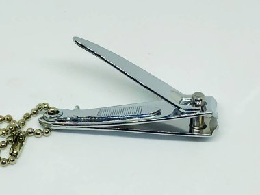 Tırnak makası arka plan beyaz alanı.