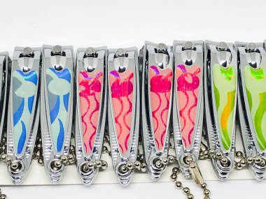 Tırnak makası arka plan beyaz alanı.