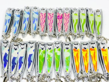 Tırnak makası arka plan beyaz alanı.