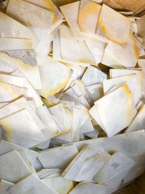 Bastırılmış inci gibi, renkli bir geçmişi var.