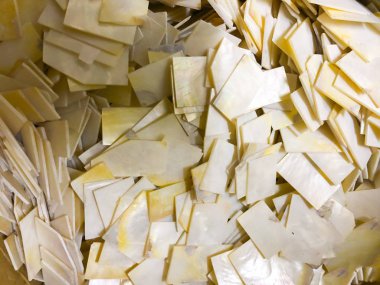 Bastırılmış inci gibi, renkli bir geçmişi var.