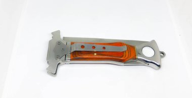 Çeşitli modeller cep çakısı, beyaz arka plan