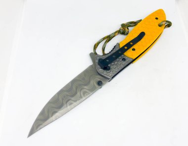 Çeşitli modeller cep çakısı, beyaz arka plan