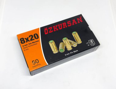 Silah Mermisi ve Bakım Seti, Siyah Arkaplan