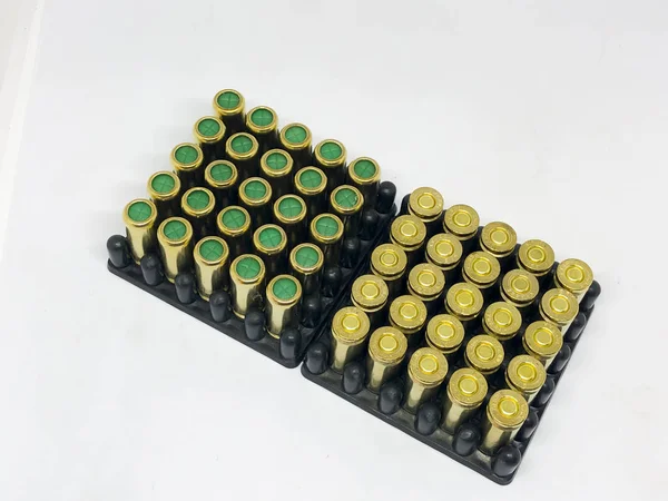 Gun Bullet Maintenance Set White Background — Stock Photo, Image