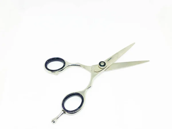 Nail Manicure Set Scissors White Background — 스톡 사진