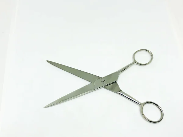 Nail Manicure Set Scissors White Background — 스톡 사진