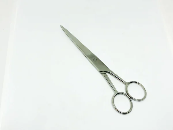 Nail Manicure Set Scissors White Background — Stock Photo, Image