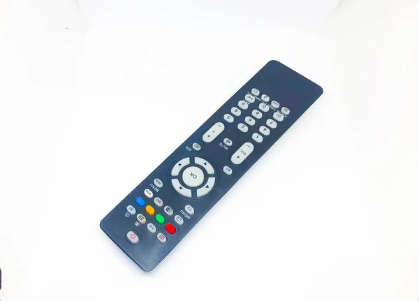 Varios Control Remoto Televisión Fondo Blanco — Foto de Stock