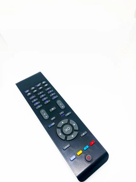 Varios Control Remoto Televisión Fondo Blanco — Foto de Stock