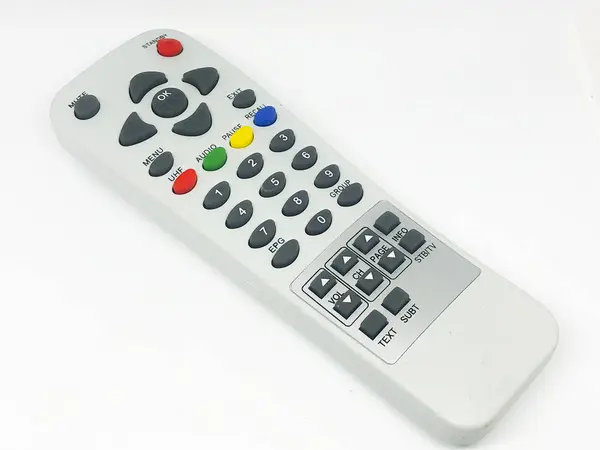 Various Satellite Controller White Background — 스톡 사진