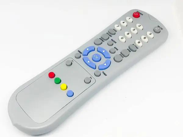 Various Satellite Controller White Background — 스톡 사진