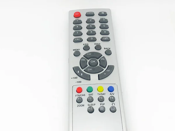 Various Satellite Controller White Background — 스톡 사진