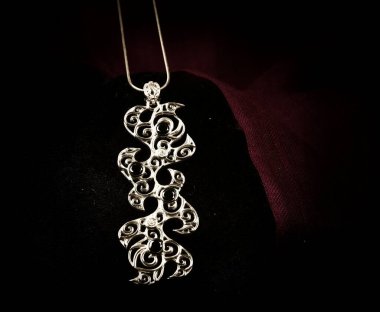 Assortment of women's jewelry, white background
