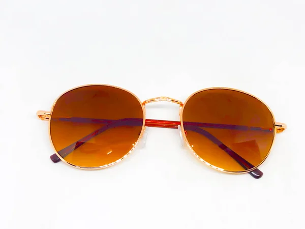 Assortment Sunglasses White Background — ストック写真