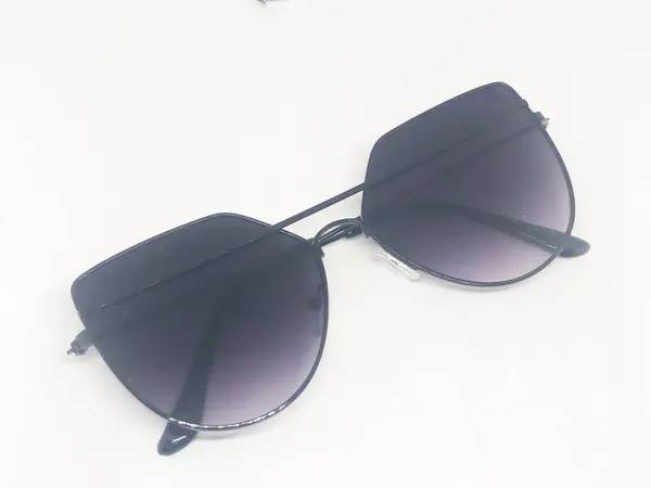 Assortment Sunglasses White Background — 스톡 사진