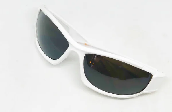 Assortment Sunglasses White Background — ストック写真