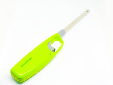 Farklı renkli ışıklandırmalar, beyaz arkaplan.