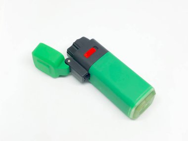 Farklı renkli ışıklandırmalar, beyaz arkaplan.