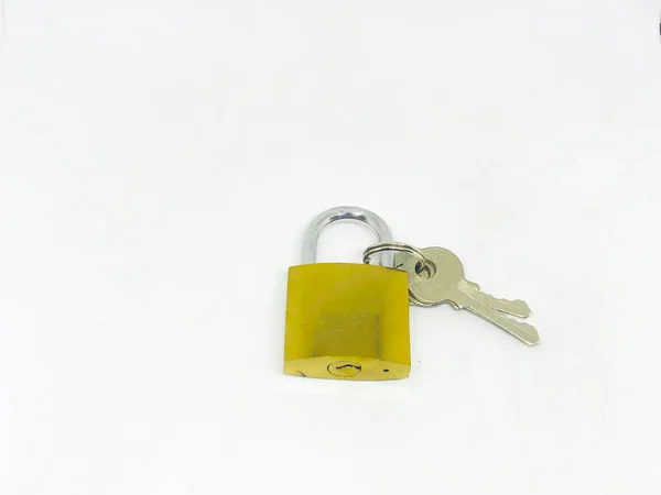 Door Lock White Background — Stock Photo, Image