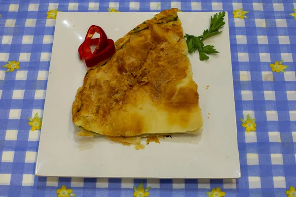 Spinach Pie Food — 스톡 사진
