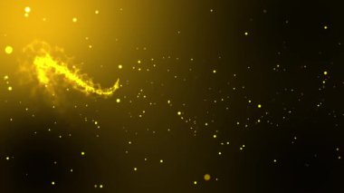 Parçacık rengi üzerinde hareket eden ışık soyut arkaplan