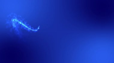 Parçacık rengi üzerinde hareket eden ışık soyut arkaplan