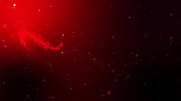 粒子の色で動く光抽象的な背景 — ストック動画