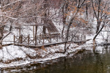 Changchun Jingyuetan Ulusal Orman Parkı karda, Çin