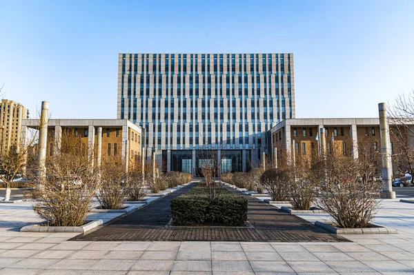 Landscape of office building in Changchun Automobile Economic and Technological Development Zone, China