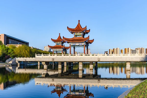 Krajina Changchun Friendship Park Čína — Stock fotografie