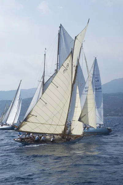 Regata de iate clássico — Fotografia de Stock