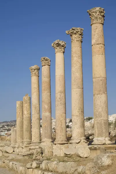 Rovine città di Jerash in Giordania — Foto Stock