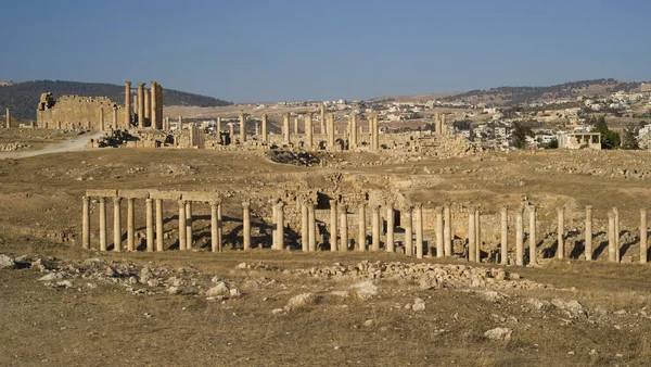 ヨルダン ジェラシュの遺跡都市 — ストック写真