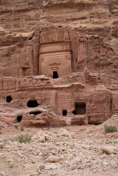 Uneishu Tomb, Petra, Jordânia — Fotografia de Stock
