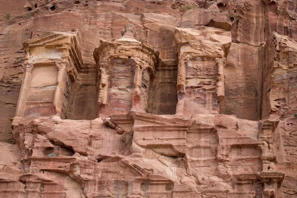 Tumba corintia, Petra, Jordania — Foto de Stock