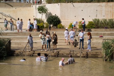 Qasr al-Yahud, İsrail Ürdün nehrinde vaftiz Site