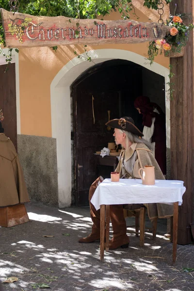 Medieval costume party — Stock Photo, Image