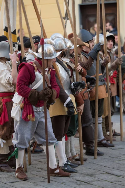 Medieval costume party — Stock Photo, Image