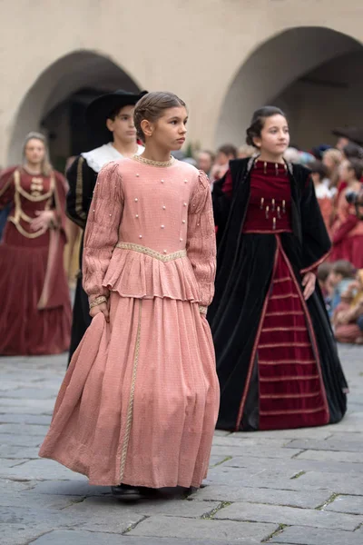 Medieval costume party — Stock Photo, Image